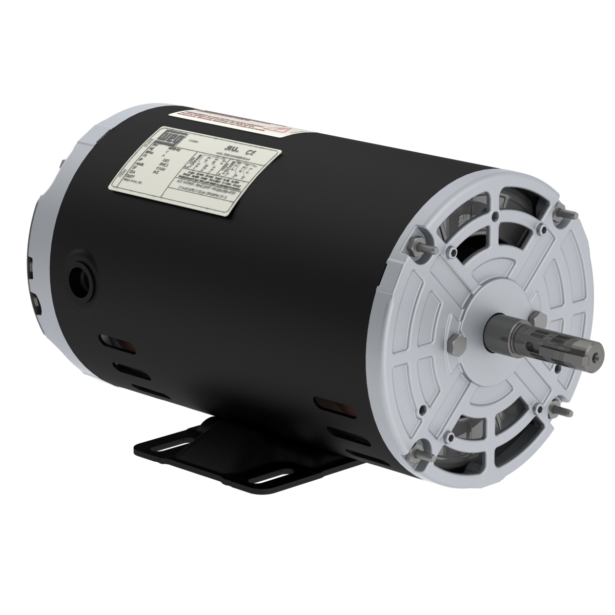 WEG 00118OT3E56-S Electric Motor, 1Hp, 60Hz, 1730 Rpm | BB8MXF