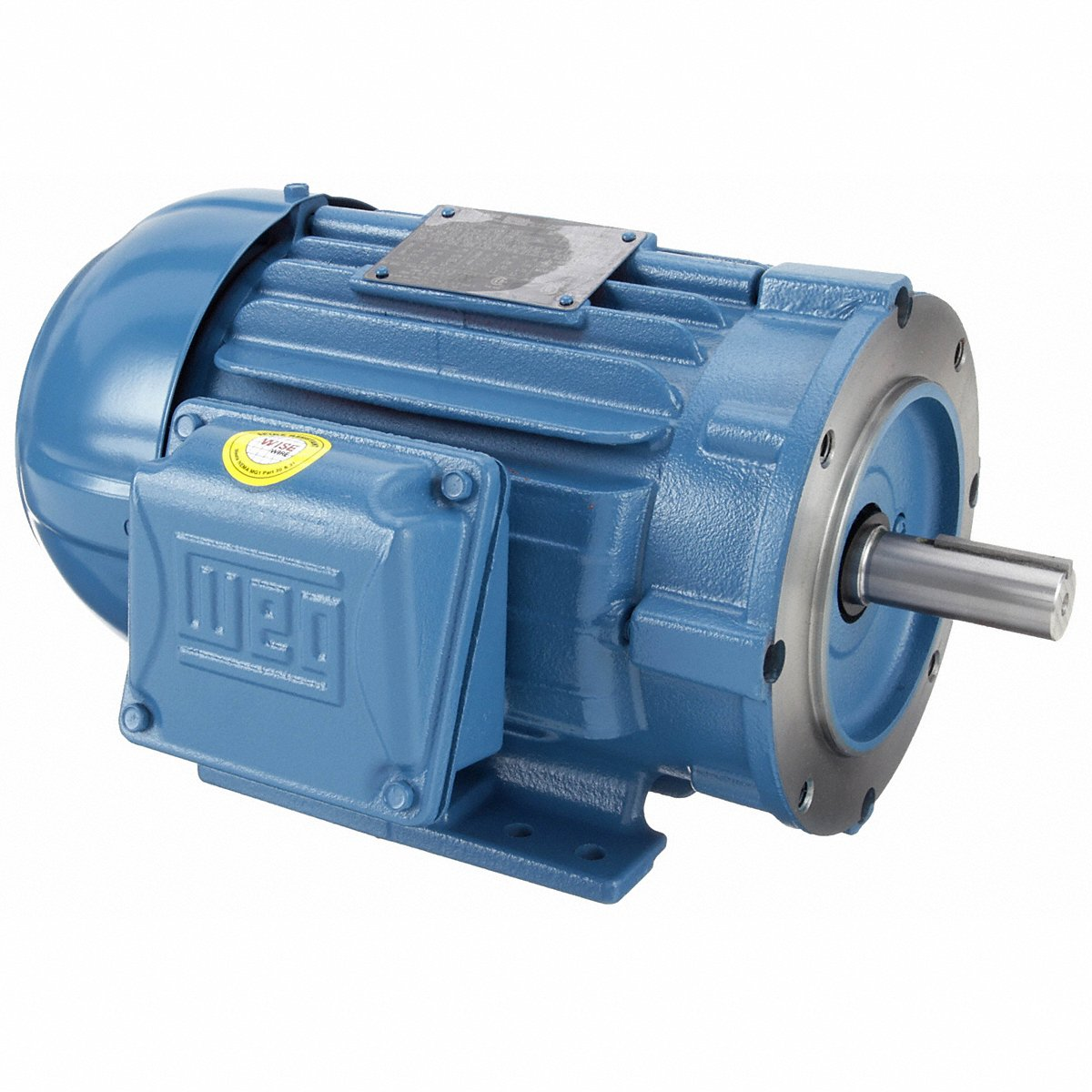 WEG 00218ET3E145TC-W22 Motor, 3 Phase, 2 Hp, 1750 208-230/460V, Eff 86.5 | AE8TBW 6FDP6