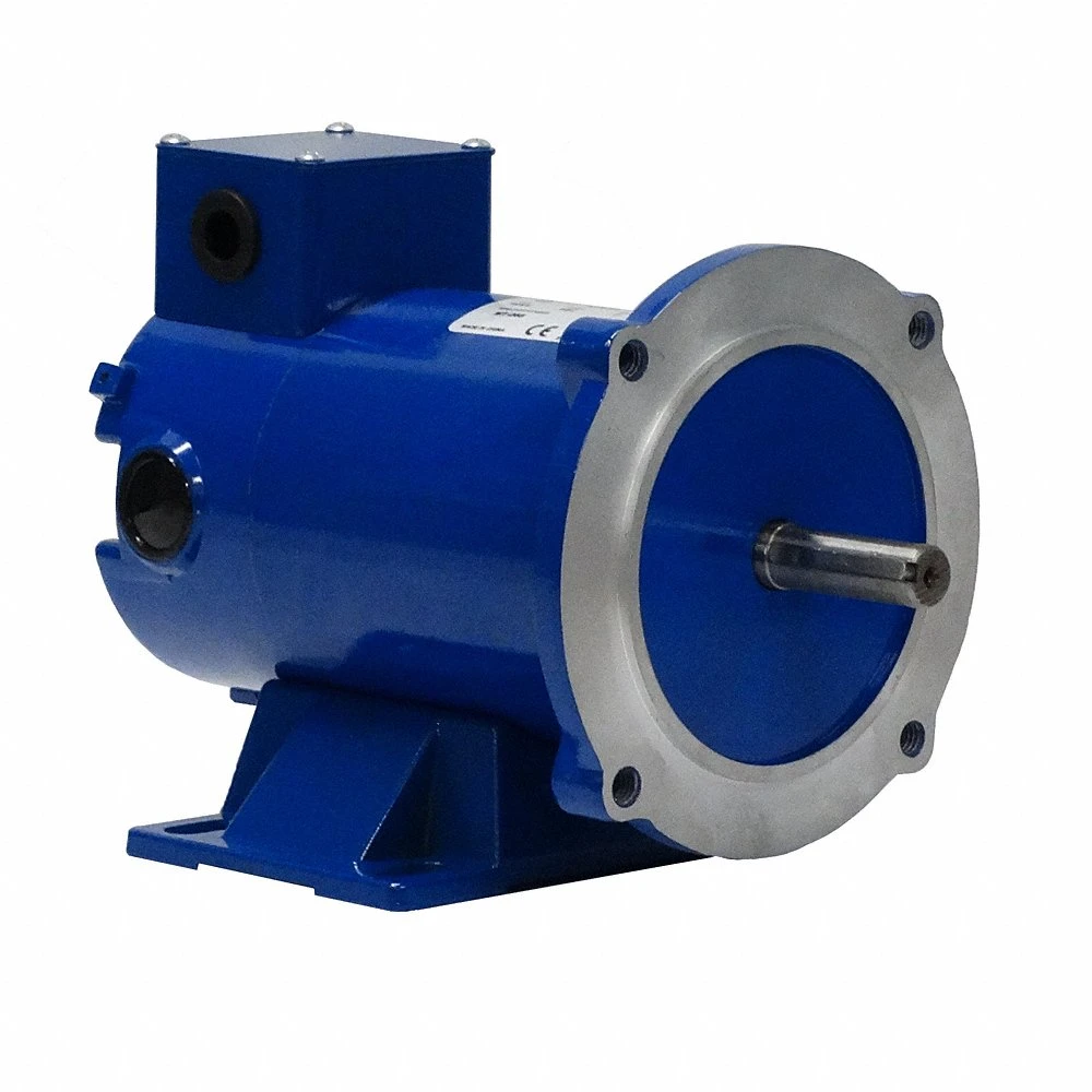 DC Permanent Magnet Motor, 1/4 HP, 1750 RPM, 56C Frame, Rigid Base Mounting, 12V DC