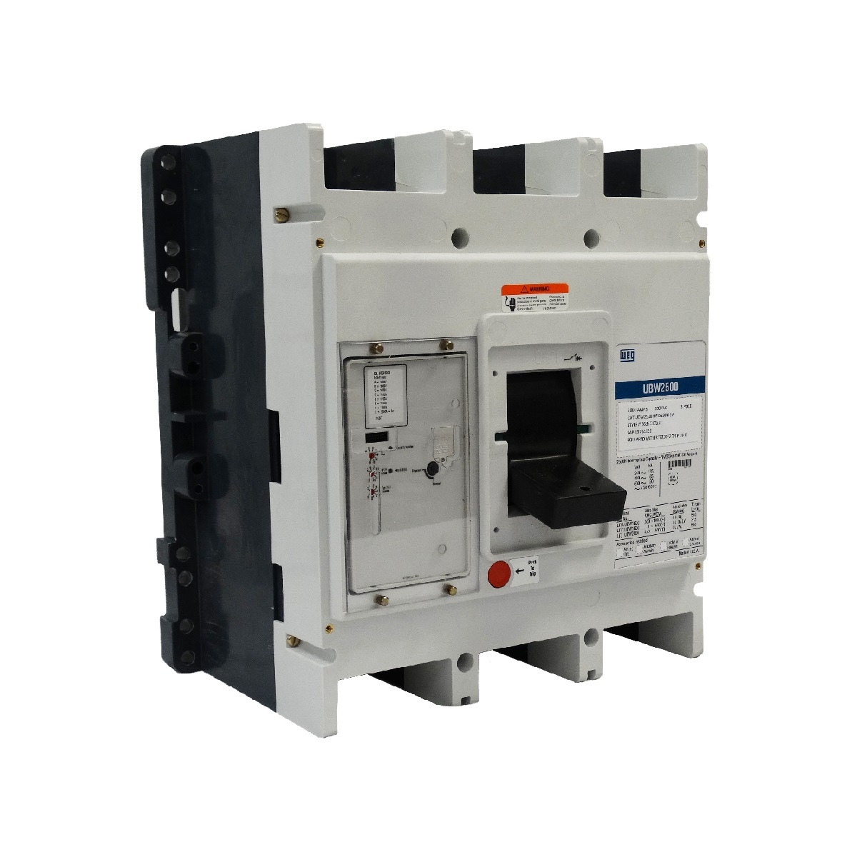 WEG UBW2500H-ELSI2500-3A Molded Case Circuit Breaker, 2500A | BF6PVB