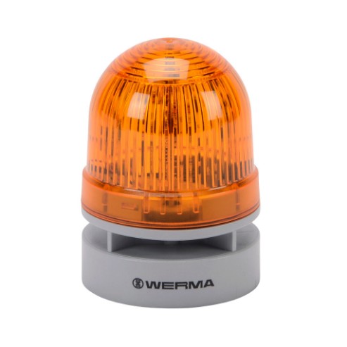 LED Audible-Visual Signal Beacon, 95 Db At 1m, Continuous/Pulse Tone