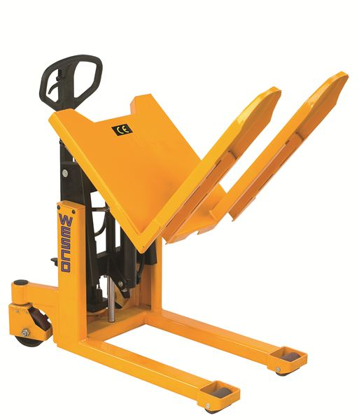 Ergonomic Pallet Tilter, 90 Degree Fork Tilt, 2200 Lbs Capacity