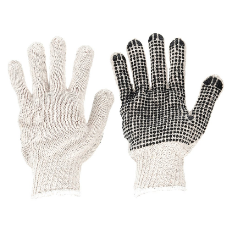WEST CHESTER PROTECTIVE GEAR 708SK Knit Gloves, Mens L, Natural, 7 Gauge, PK 12 | CU9WHM 34VC51