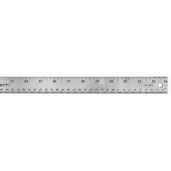 Ruler, 24 Inch Size, Stainless Steel