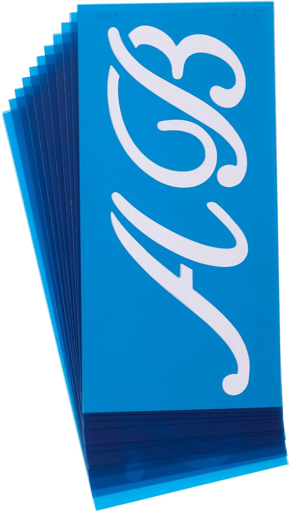 Stencils, Signet Script 3 Inch