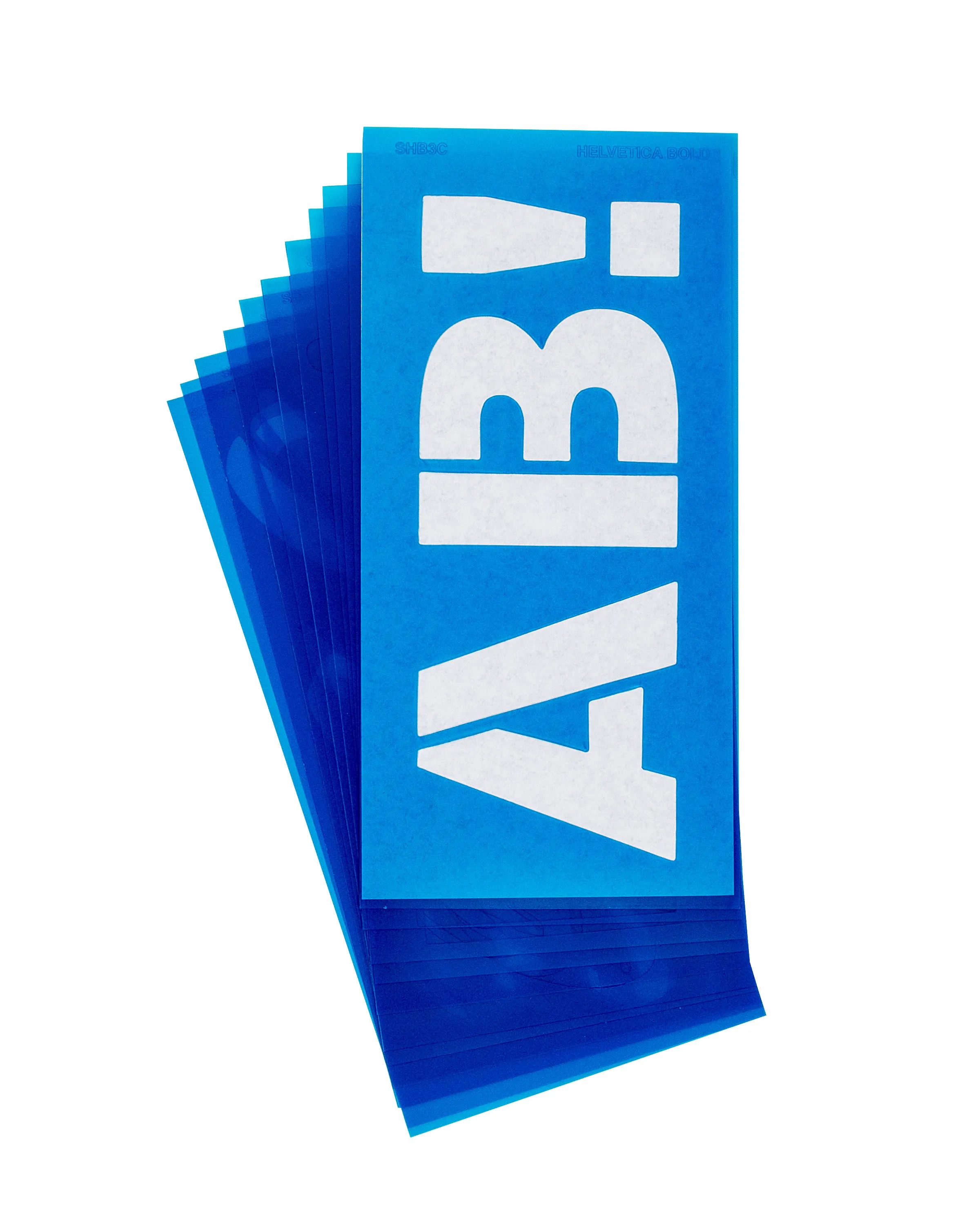 Stencils, Helvetica Bold 3 Inch