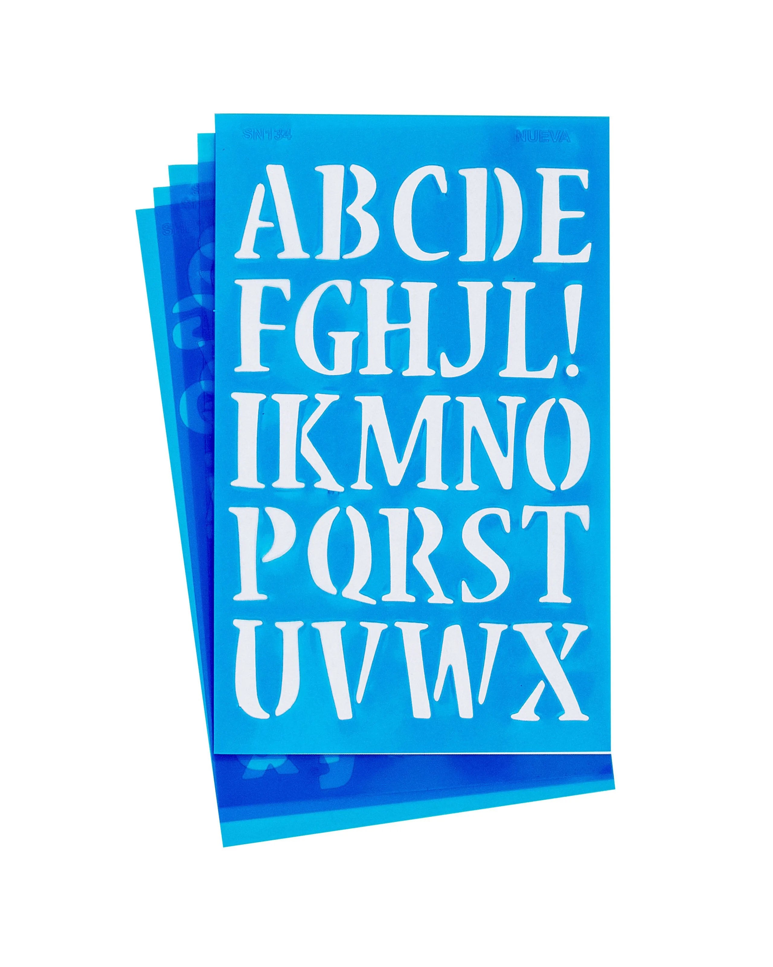 Stencils, Nueva 3/4 Inch And1 Inch