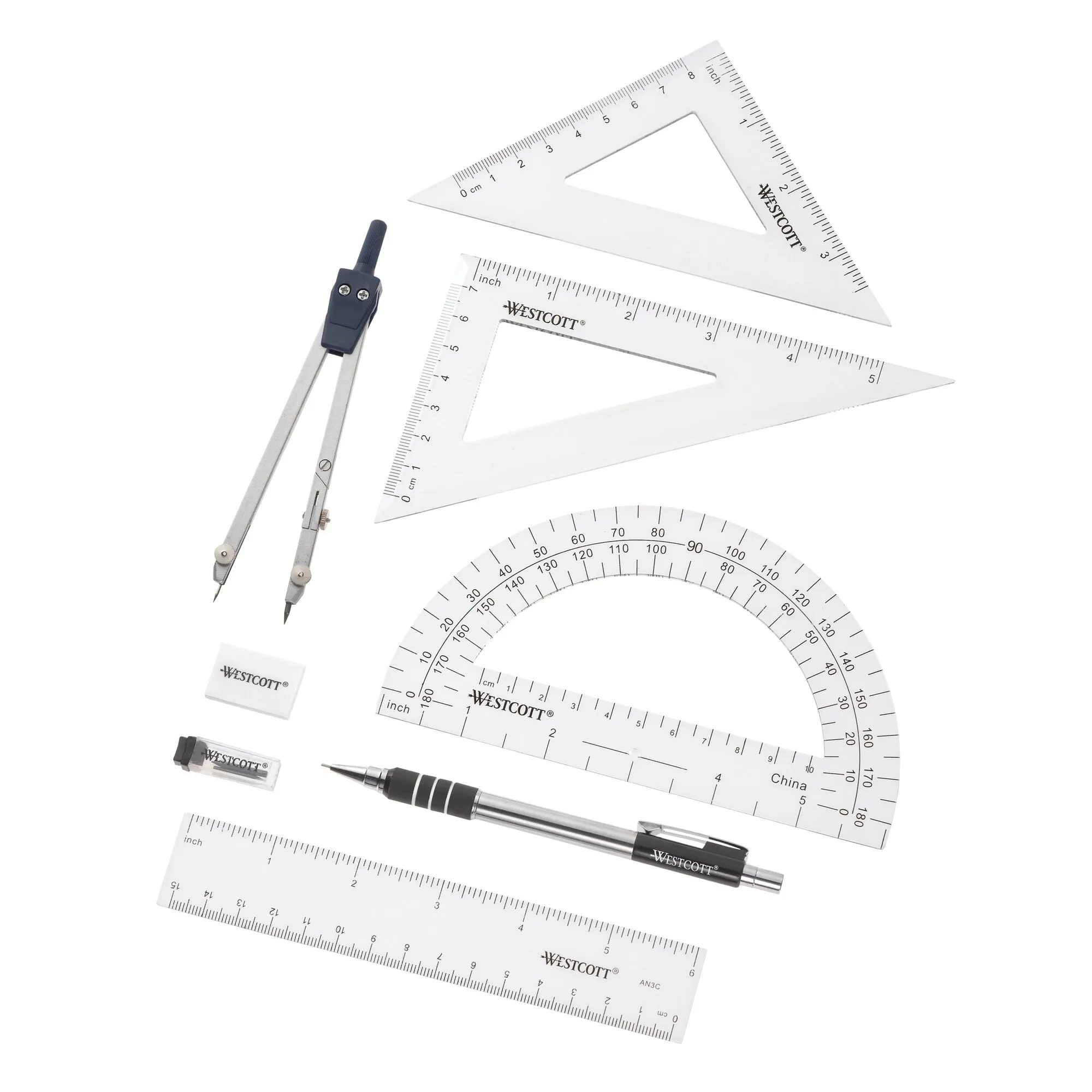 Math Sets, 8 pc. Math Set