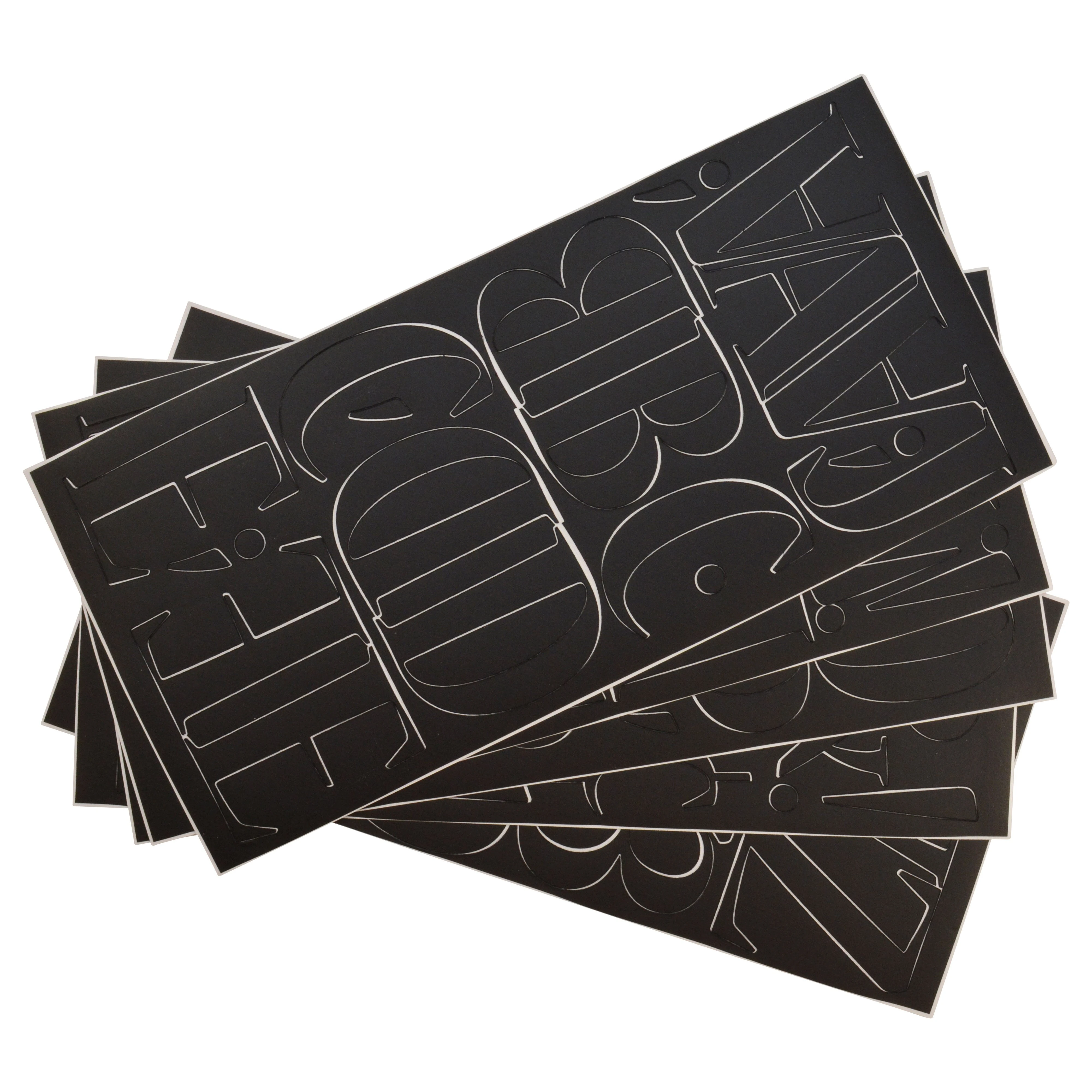 Permanent Vinyl Lettering, Nueva 2 Inch