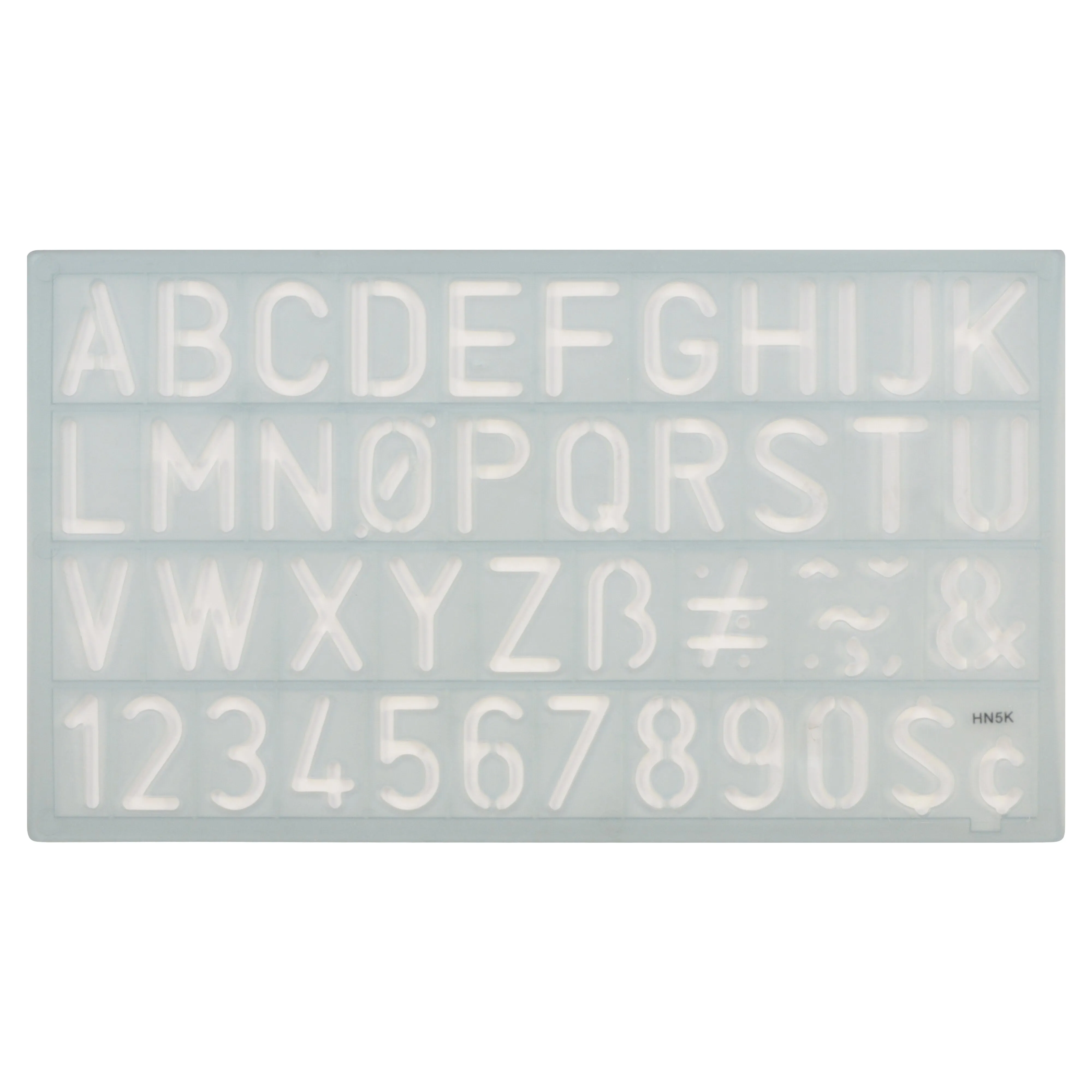 Lettering, 3/4 Inch /18mm Lettering Guide