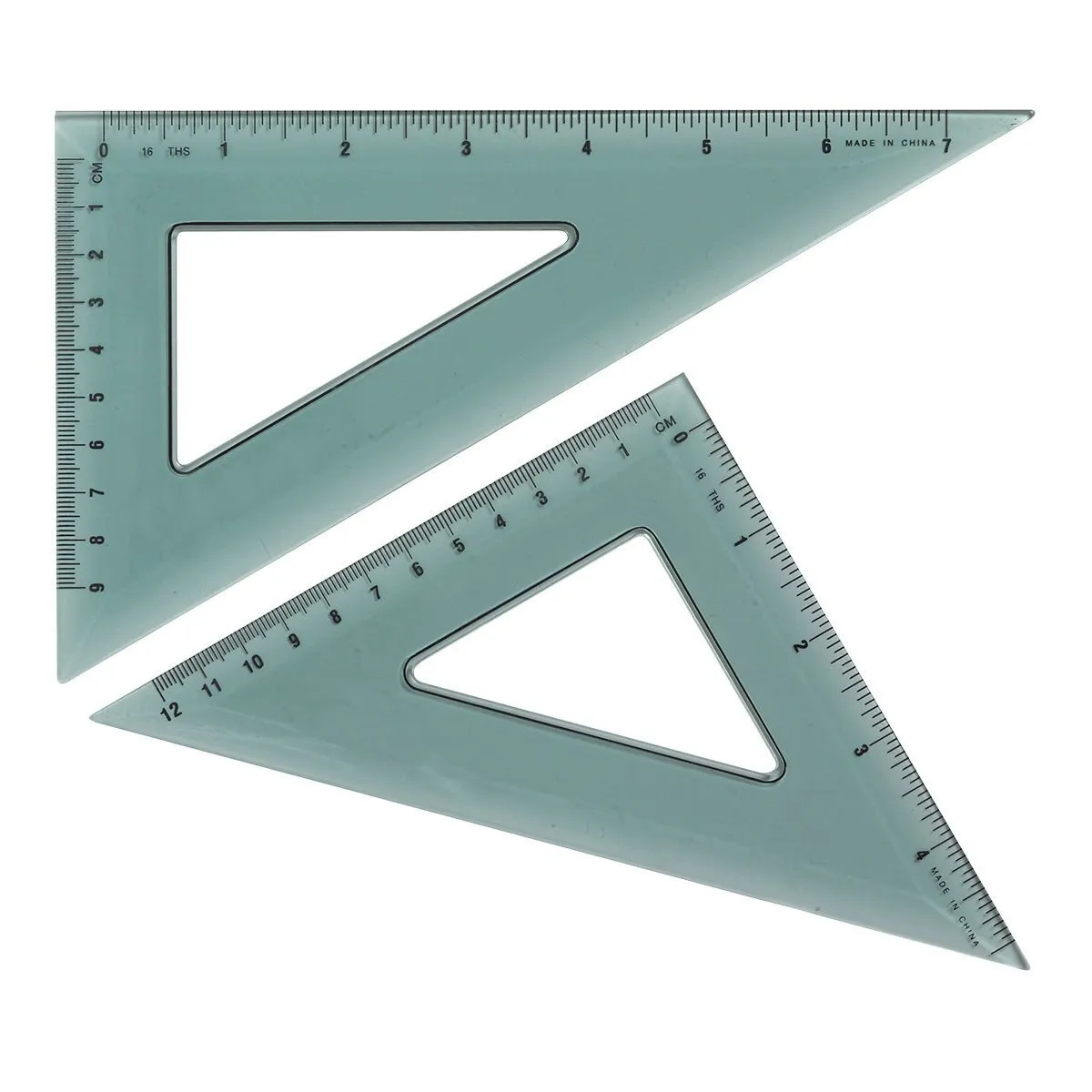 Triangles, Triangle Set-6 Inch-45/90 degrees and 8 Inch-30/60 degrees