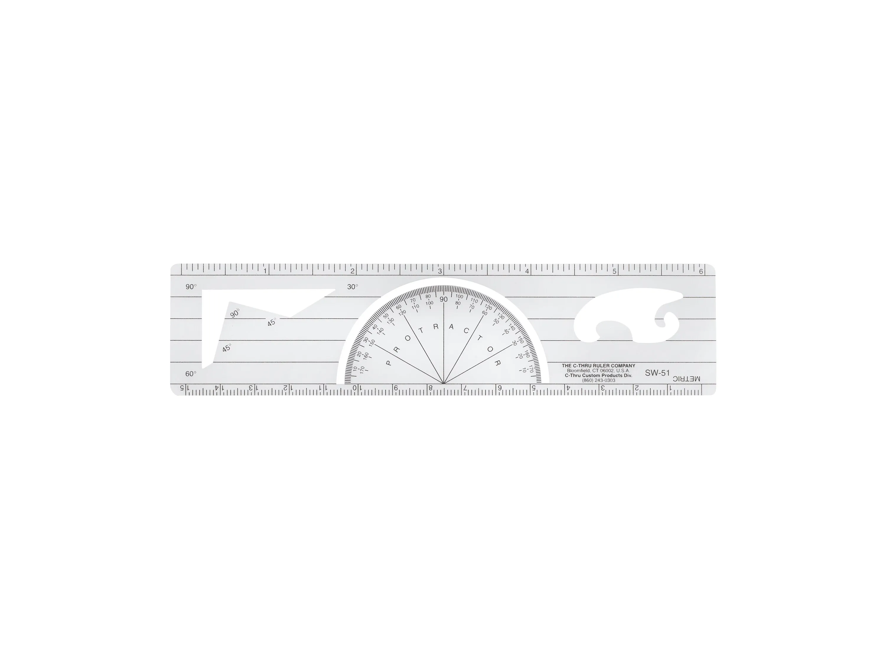 Protractors, 6 Inch/ 15 cm Protractor Ruler