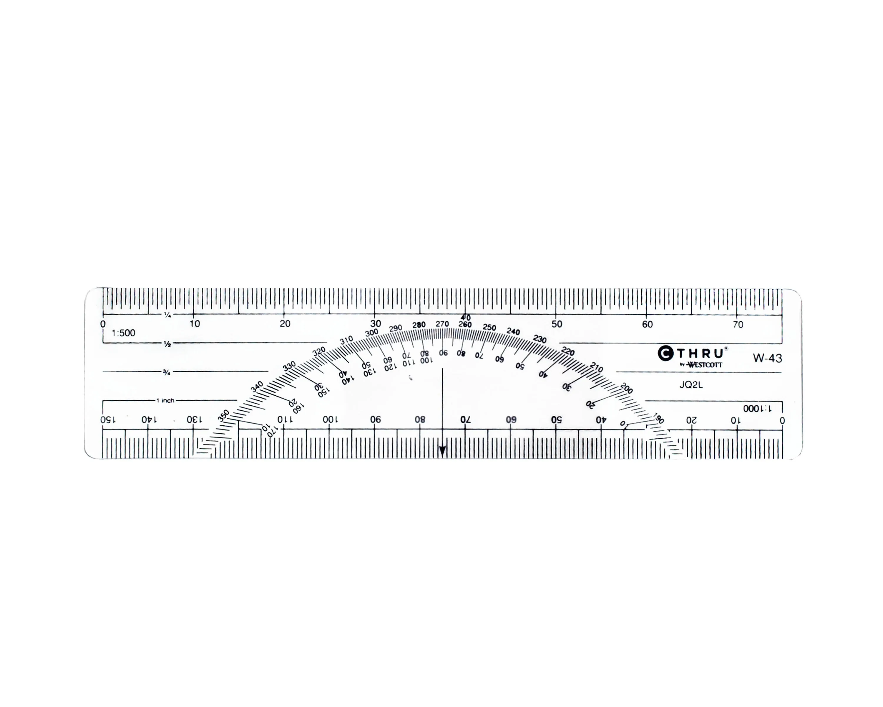 Protractors, 1.5 Inch x 15 cm Metric Protractor Ruler, 6 Inch