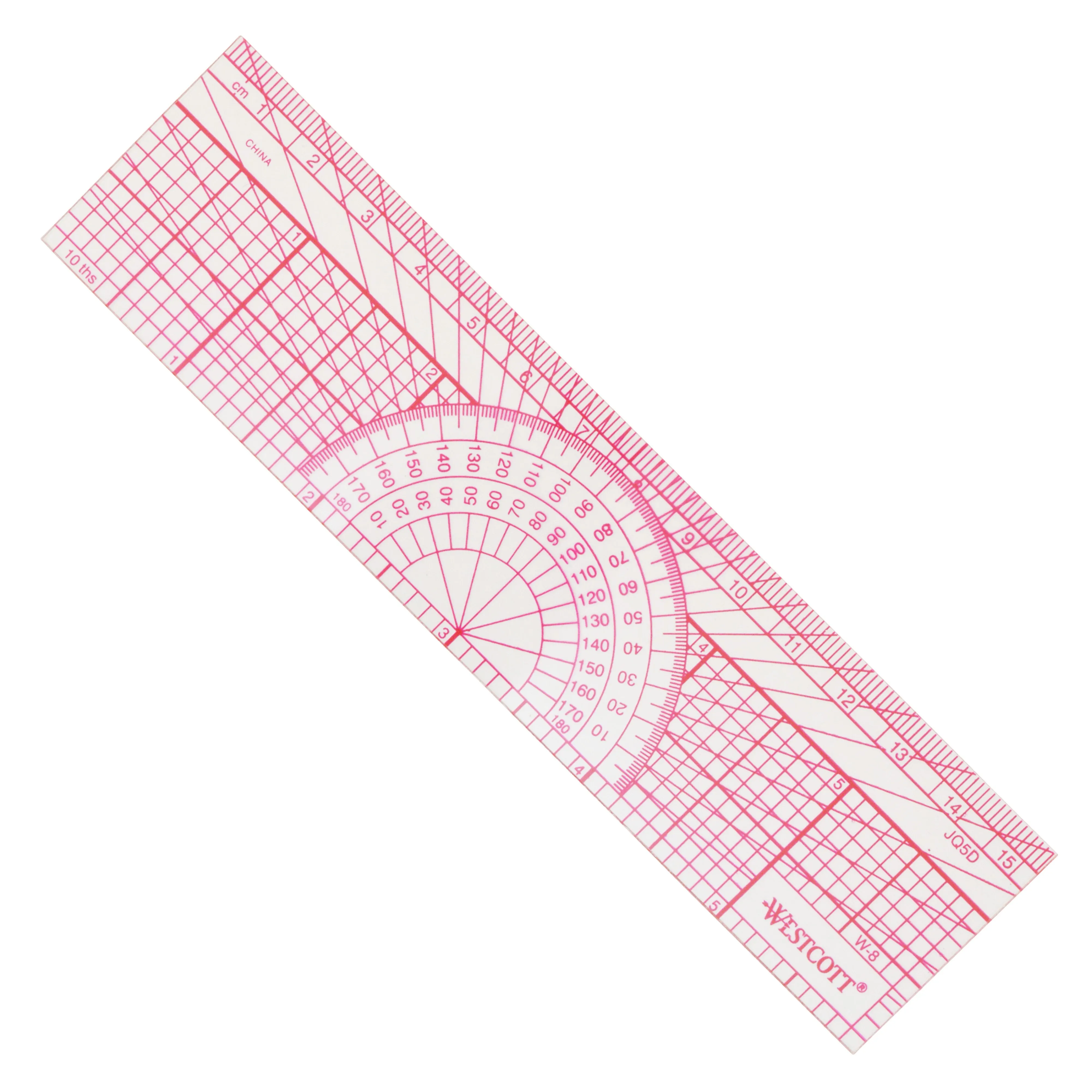 Protractors, 6 Inch Engineers Feet Protractor Ruler