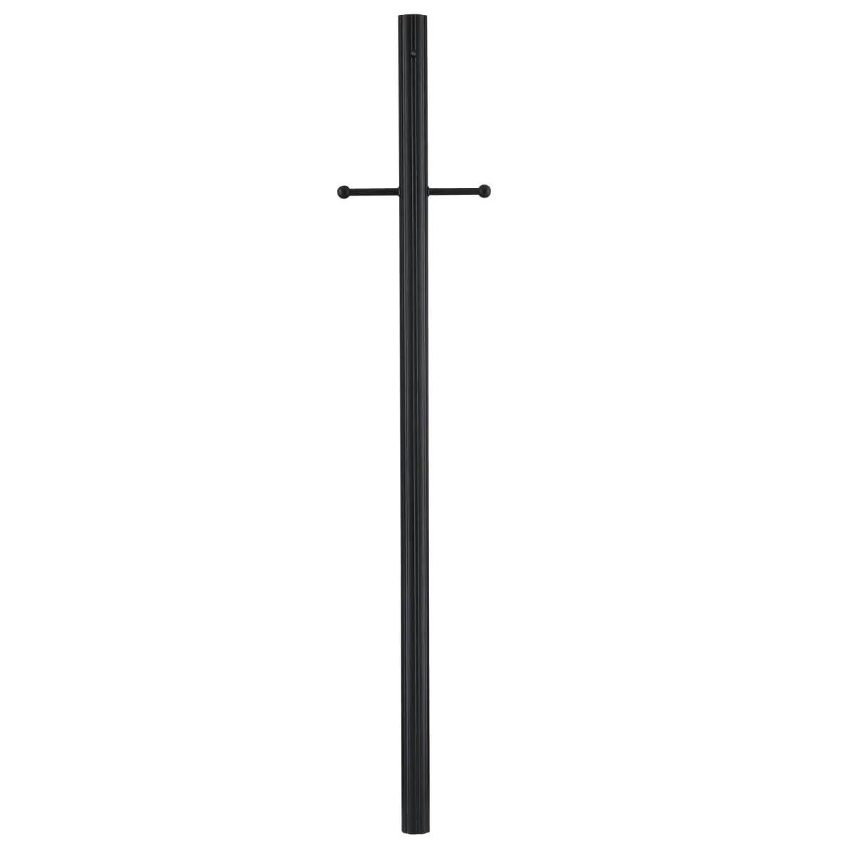 Fixture Accessory Outdr Post Ldr Rst Outlet DskDwn Sens Txtrd, Black Stl
