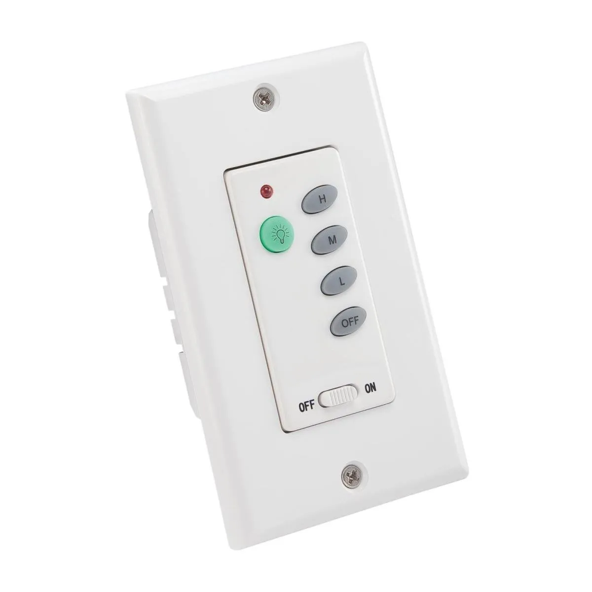 Wall Control Ceiling Fan 3 Speeds and -Light Dimmablemer