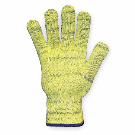 Cut Resistant Gloves, Gray/Yellow, L, Pr