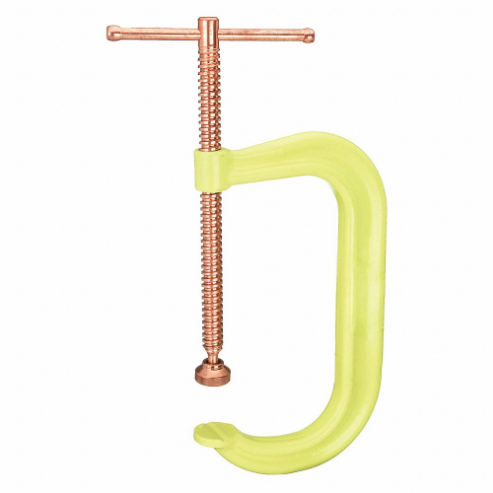 WILTON TOOLS H408CS C-clamp Spark Duty 8 Inch Hi-visibility Yellow | AD4CCU 41D481 / 20485