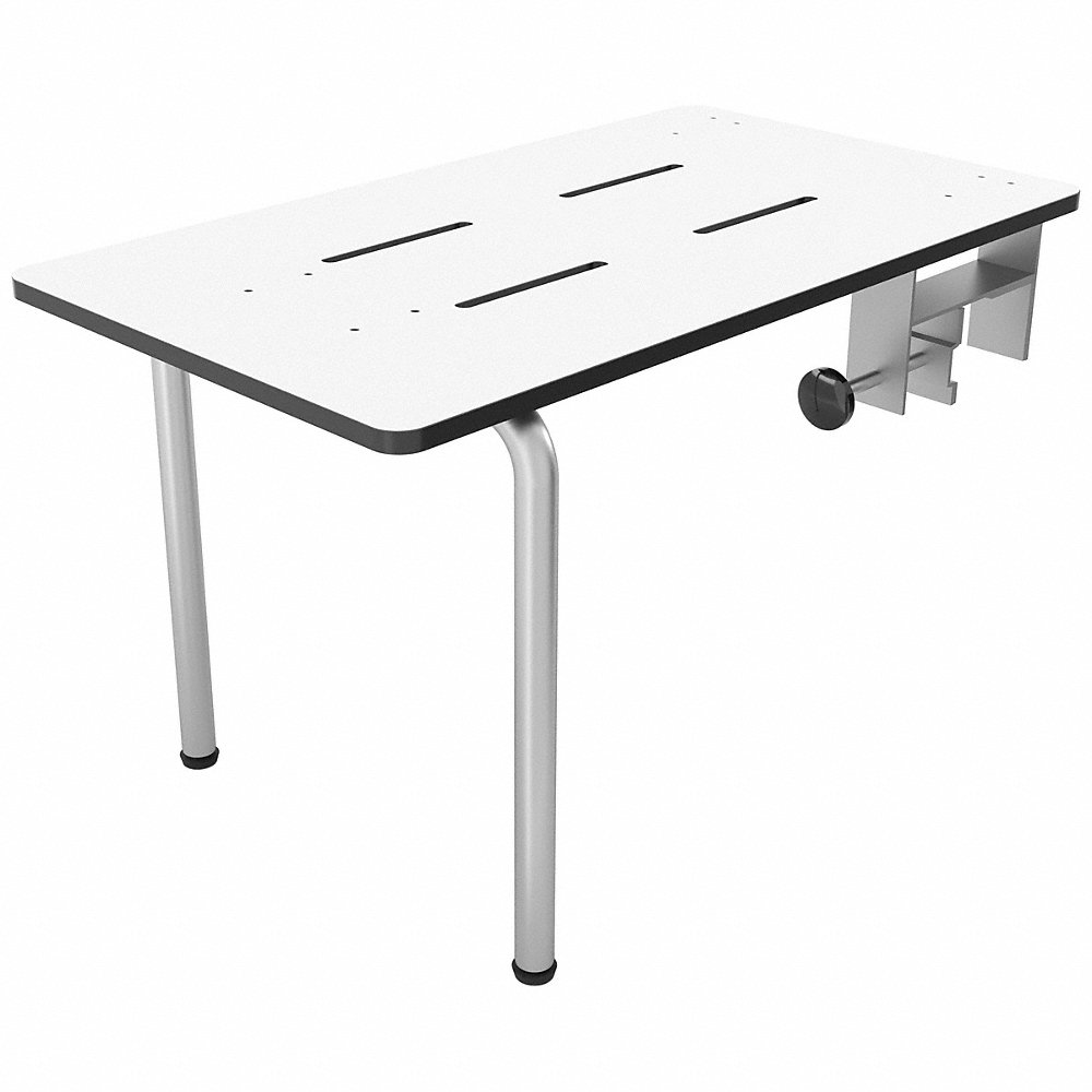 Portable Tub Bench, 26-1/2 InchL, 250 lb. Capacity, ADA