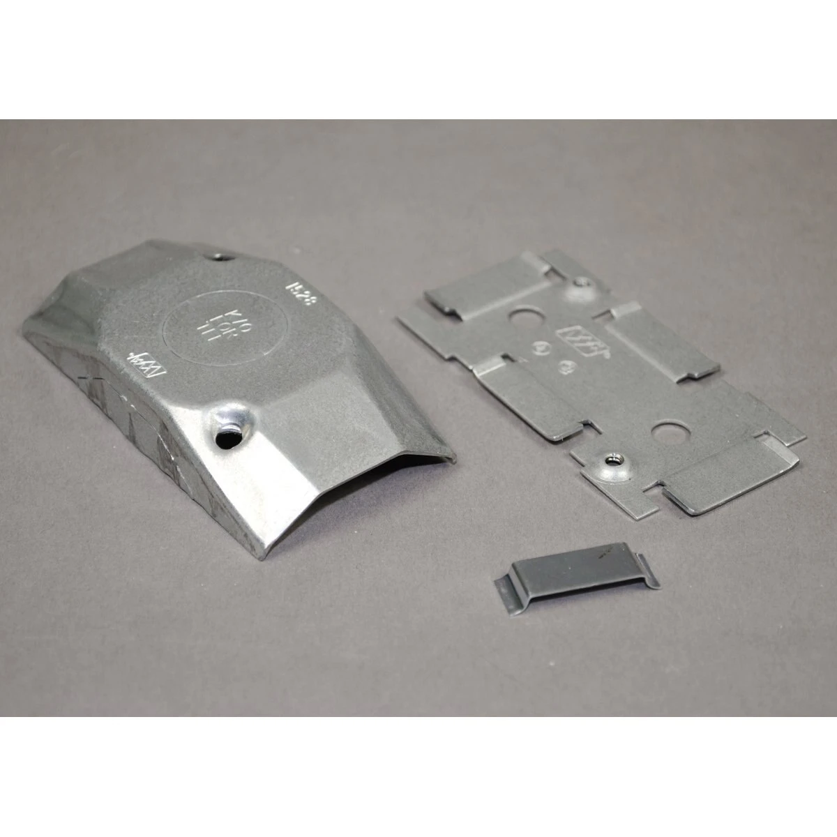 Utility Box Fitting, Gray, Steel