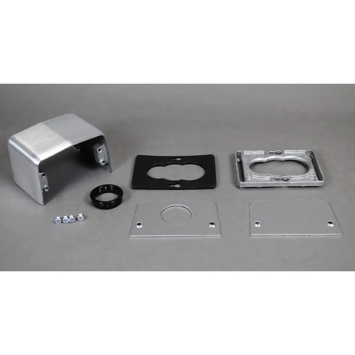 Single Service Fitting, Gray, Aluminum