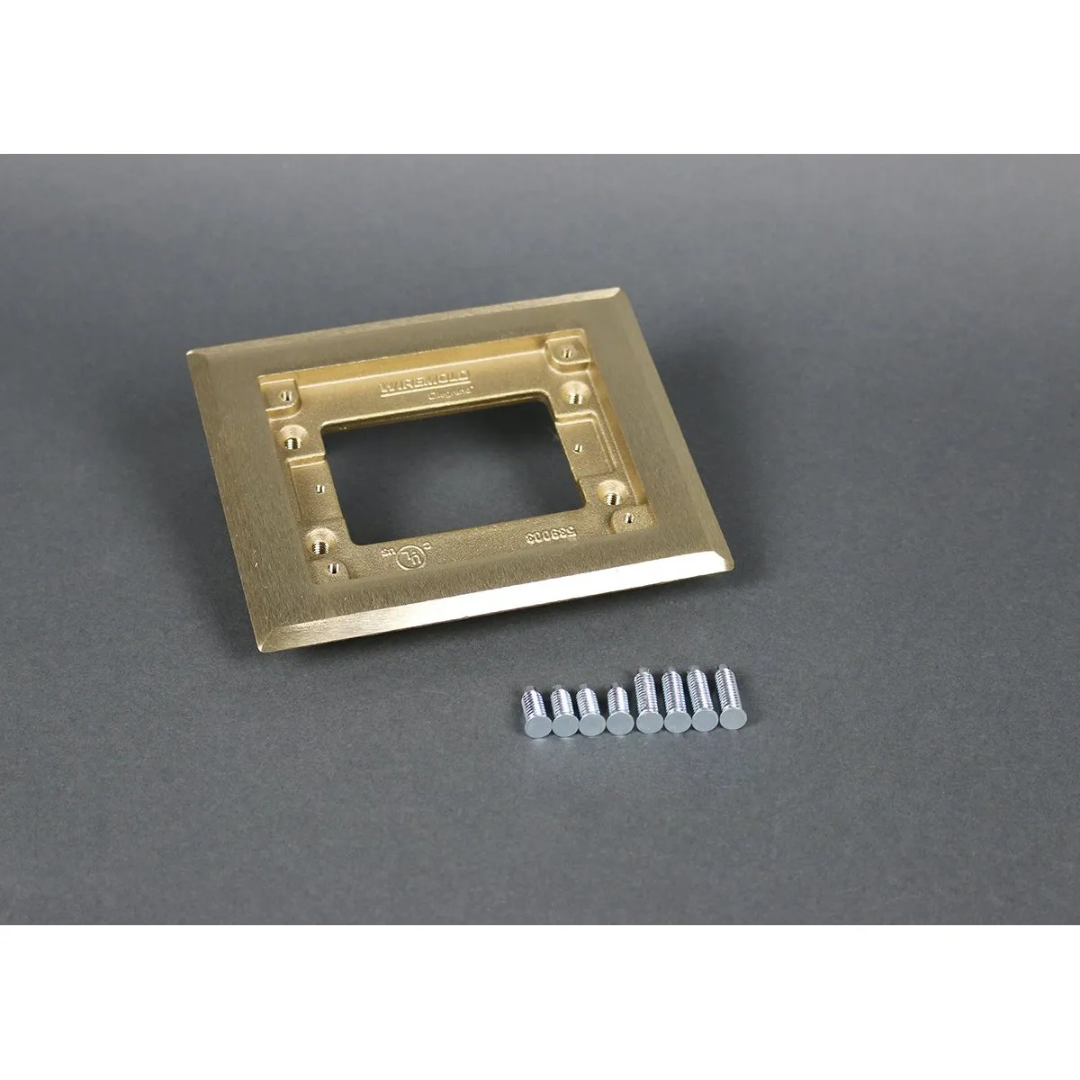 Carpet Flange, Brown, Brass