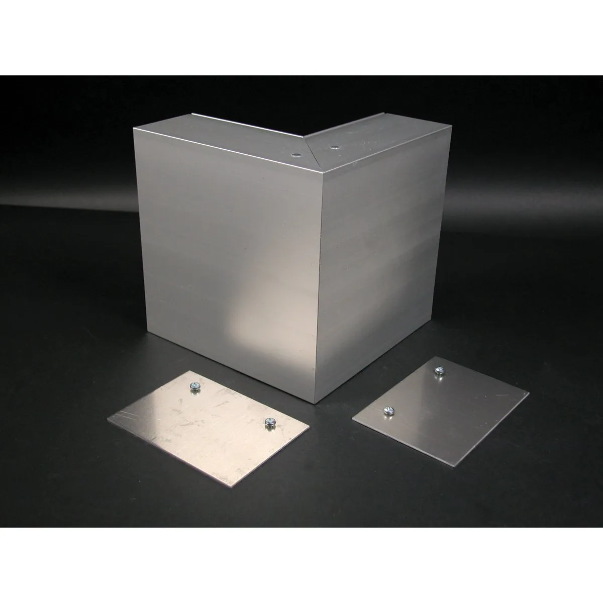 Internal Elbow Fitting, Gray, Aluminum