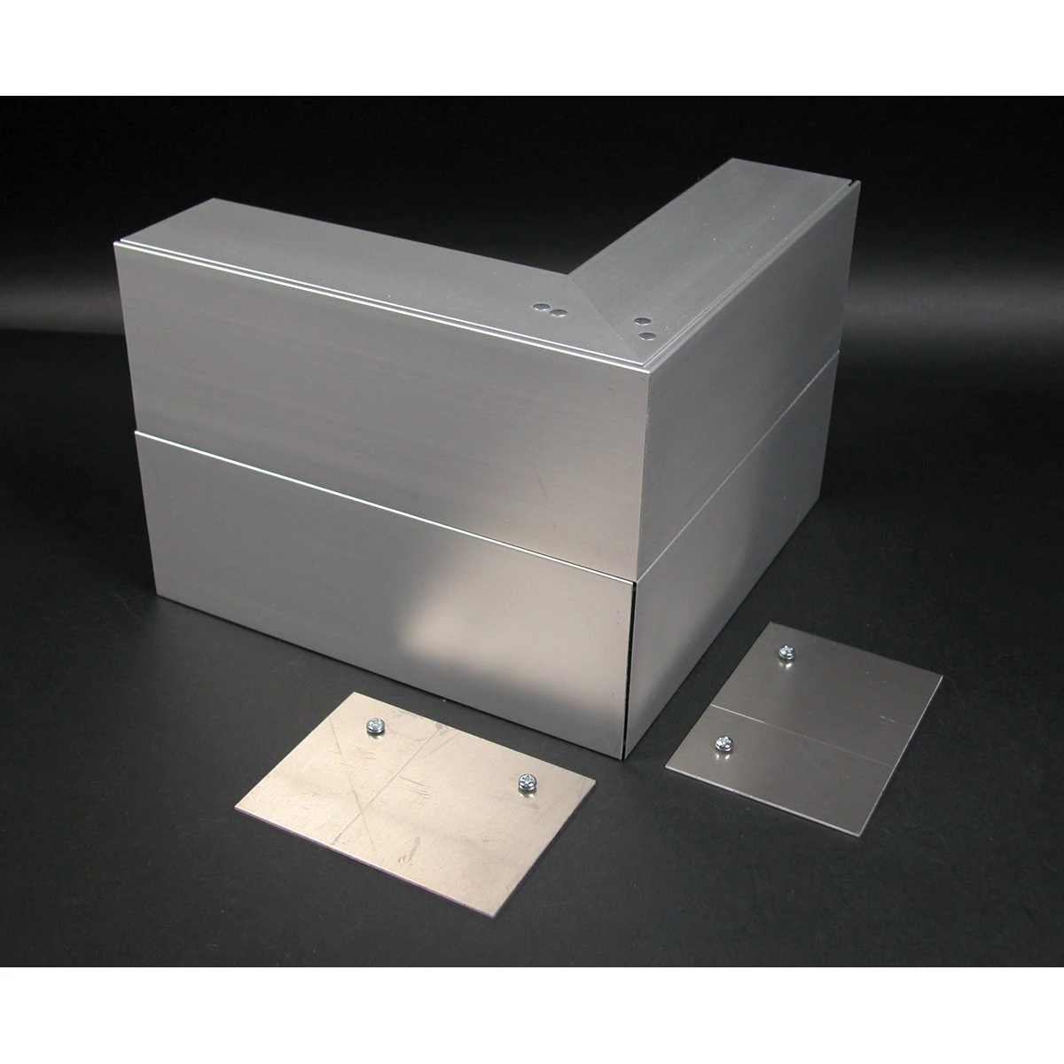 External Elbow Fitting, Gray, Aluminum