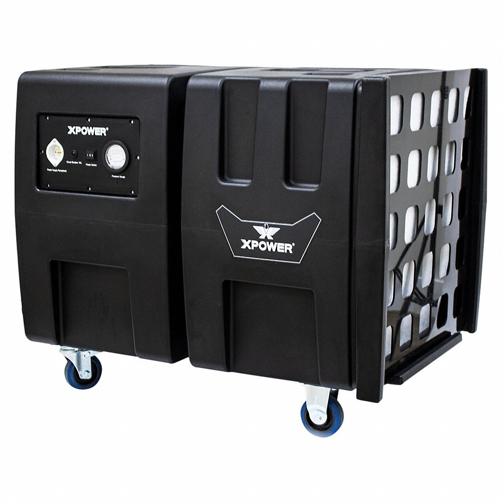 2000 CFM, 8.5 Amps, 2 Speed HEPA Air Filtration System
