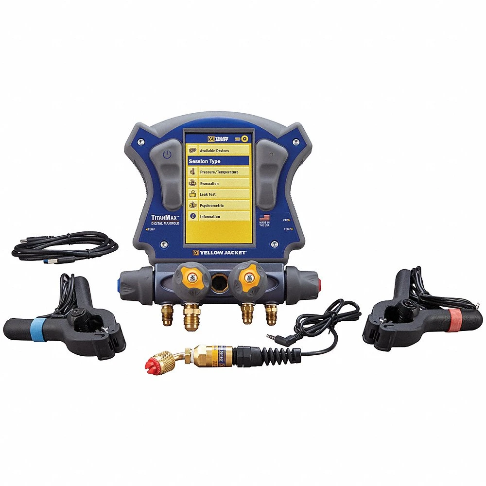 Manifold Gauge, 4 Valves