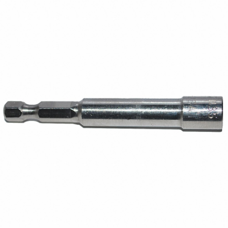 ZEPHYR ZM35 Bit Holder, 7/16 Inch Drive Size, Hex, 2 13/16 Inch Overall Bit Length, Magnetic | CV4HCA 411A87