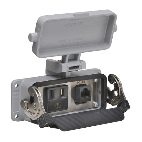 ZIPPORT ZP-PSA-16-101 Panel Interface Connector, Single 120 VAC Outlet | CV7FUK