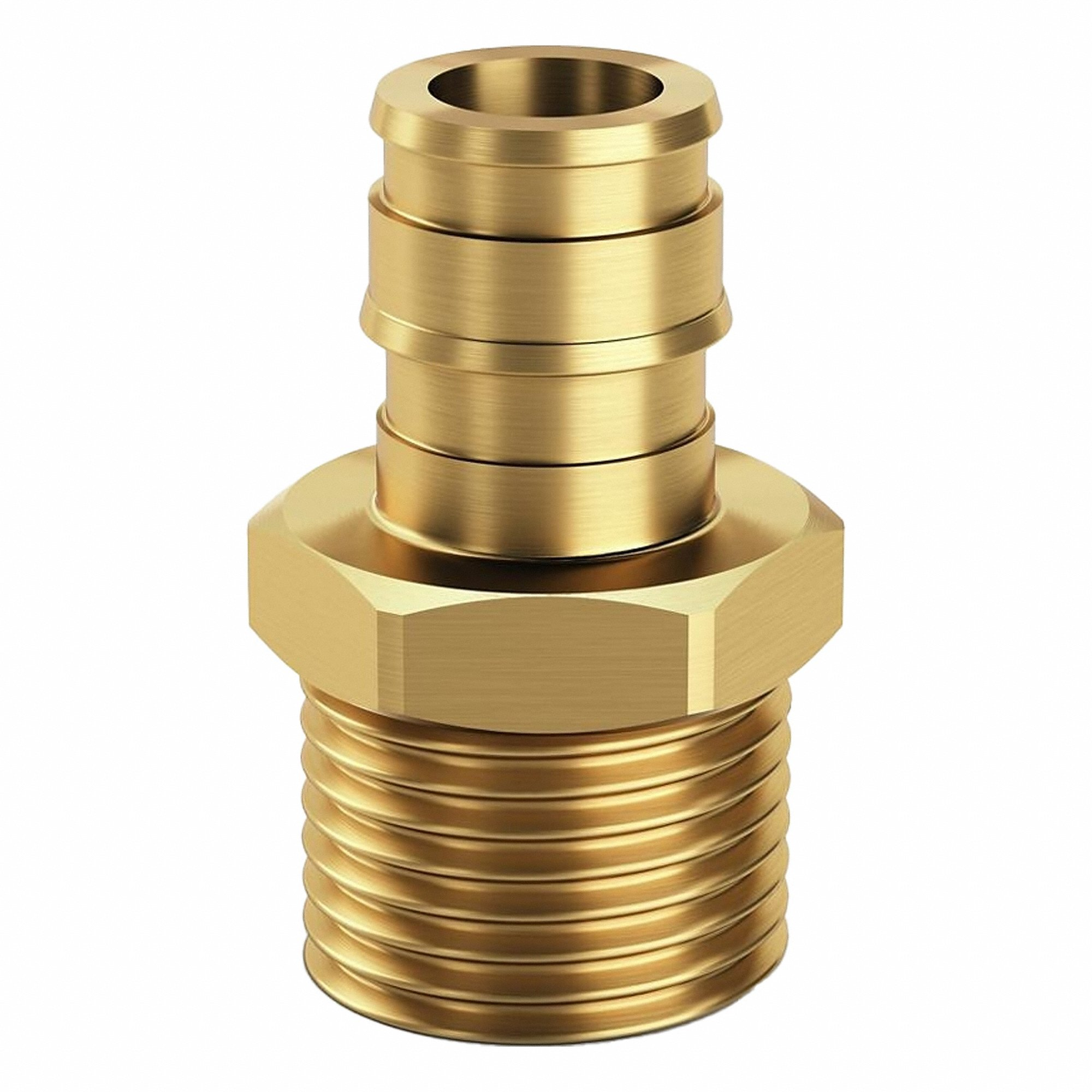 ZURN QEMC55GX Expansion Male Threaded Adapt, Brass, Mnpt X Barbed, For 13/16 Inch Tube Id | CV4KEC 213ZH6